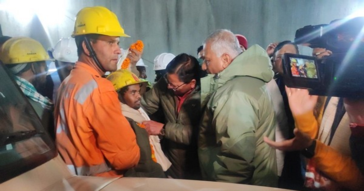 15 among 41 trapped workers rescued from Silkyara tunnel